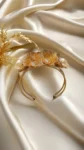CYRSTAL BLOOM CUFF BRACELET