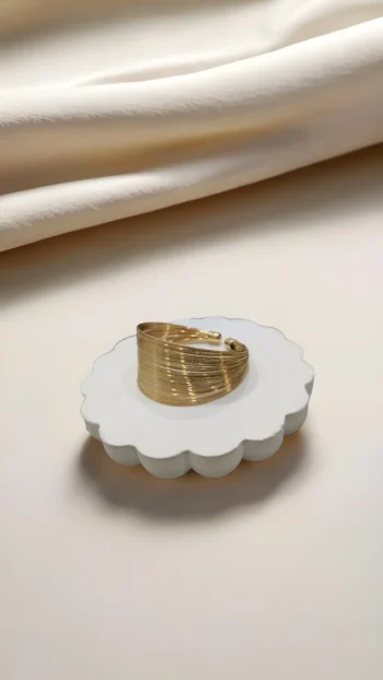 SILKEN METAL CUFF BRACELET