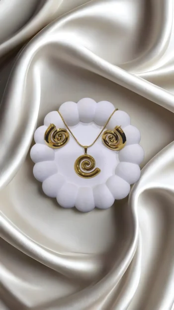 GOLDEN SWIRL STATEMENT SET