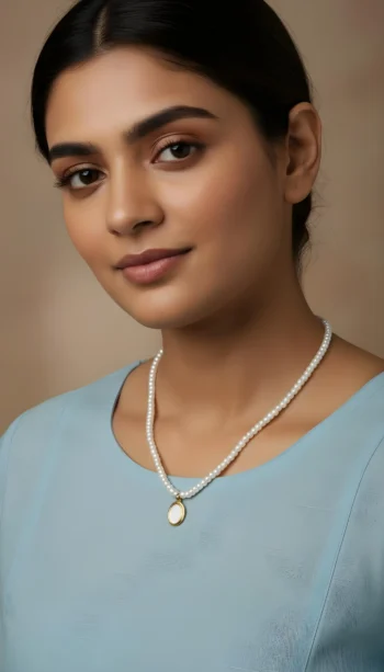 WHISPER OF WHITE PEARLS NECKLACE