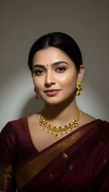 GOLDEN BLOSSOM CHOKER SET