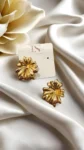 AURORA BLOOM STUDS – 18K GOLD PLATED