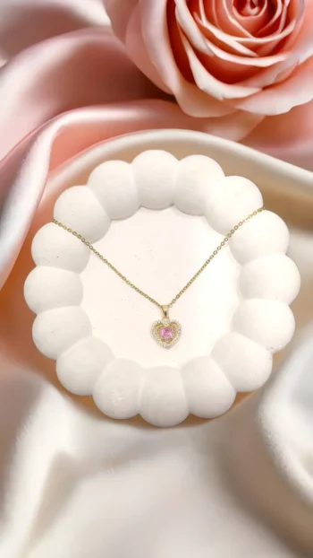 ROSY HEART RADIANCE NECKLACE