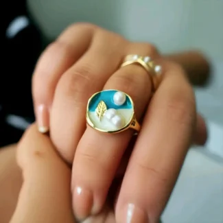 OCEAN PEARL BAE RING