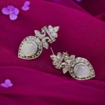 OXIDISED MAYURI EARRINGS