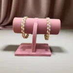 GOLDEN WAVE SET WITH SILVER TWIST