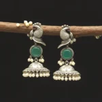 MAYURA TEAL JHUMKAS