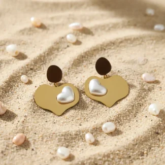 SUNKISSED HEART EARRINGS