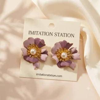 PRETTY PURPLE STUDS