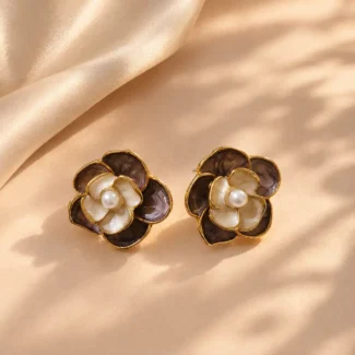 CAMELLIA ROSE EARRINGS